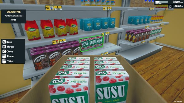 Supermarket Simulator free download gameplay screenshot - high quality gaming experience