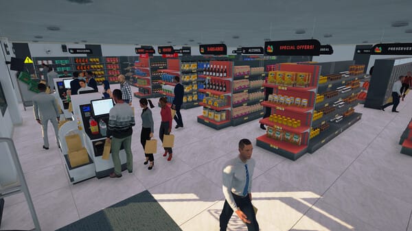 Supermarket Simulator free download gameplay screenshot - high quality gaming experience
