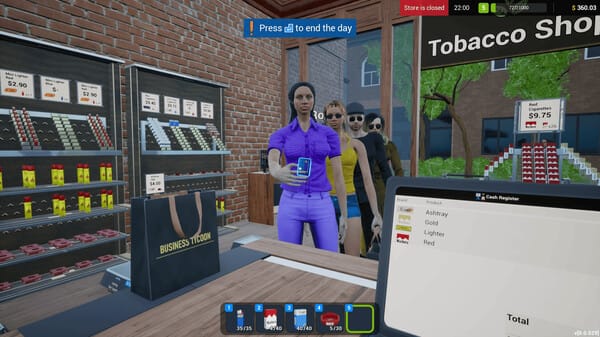 Tobacco Shop Simulator free download gameplay screenshot - high quality gaming experience