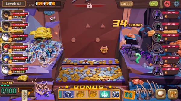 Coin Push RPG free download gameplay screenshot - high quality gaming experience