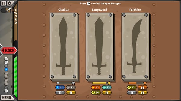 Jacksmith: Weapons and Warriors free download gameplay screenshot - high quality gaming experience