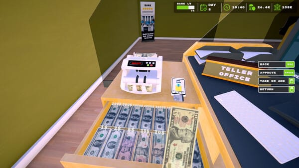 Bank Simulator free download gameplay screenshot - high quality gaming experience