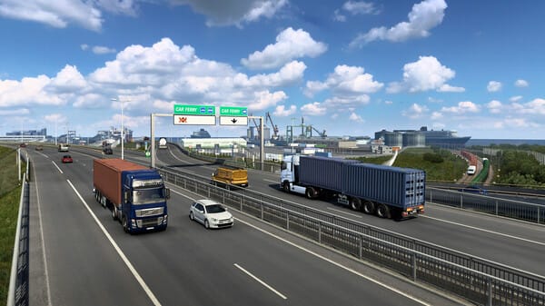 Euro Truck Simulator 2 free download gameplay screenshot - high quality gaming experience