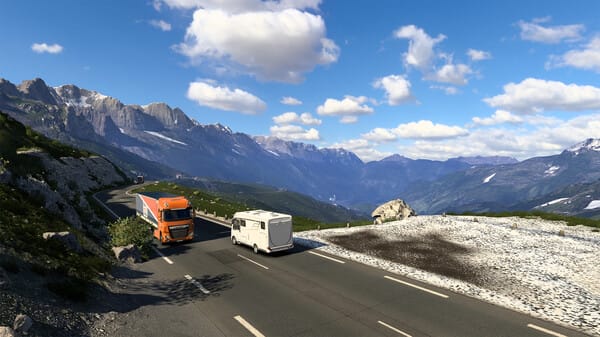 Euro Truck Simulator 2 free download gameplay screenshot - high quality gaming experience