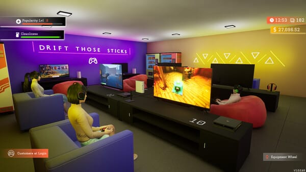 Gaming Cafe Simulator free download gameplay screenshot - high quality gaming experience