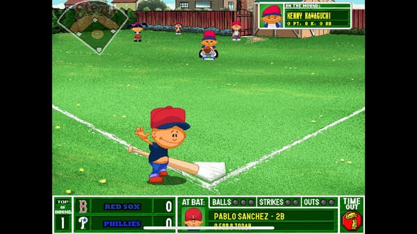 Backyard Baseball '01 free download gameplay screenshot - high quality gaming experience