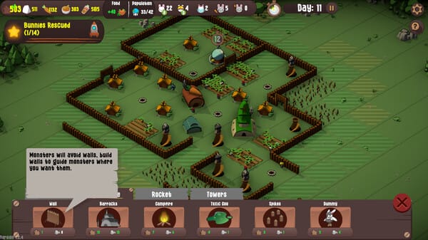 Bunny Bunker free download gameplay screenshot - high quality gaming experience