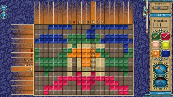 DayDream Mosaics Juliette's Collection free download gameplay screenshot - high quality gaming experience