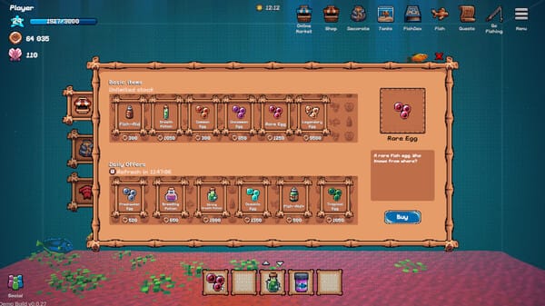 Tiny Aquarium: Social Fishkeeping free download gameplay screenshot - high quality gaming experience