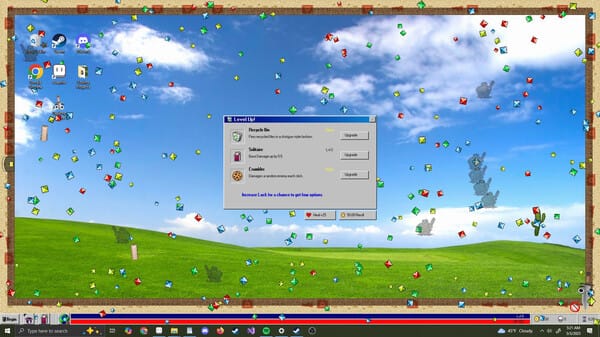 Desktop Survivors 98 free download gameplay screenshot - high quality gaming experience