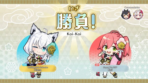 hololive Holo's Hanafuda free download gameplay screenshot - high quality gaming experience