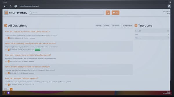 Web Host Simulator free download gameplay screenshot - high quality gaming experience