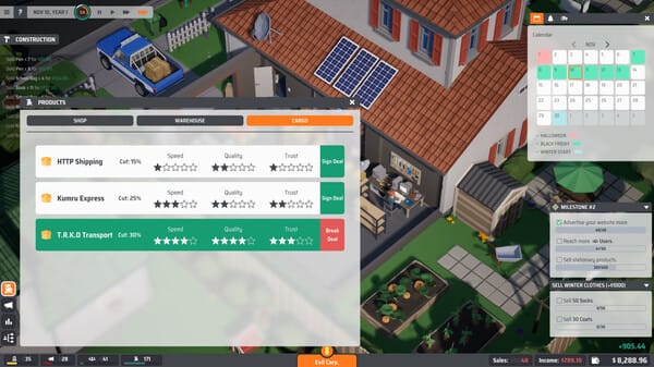 E-Shop Tycoon free download gameplay screenshot - high quality gaming experience