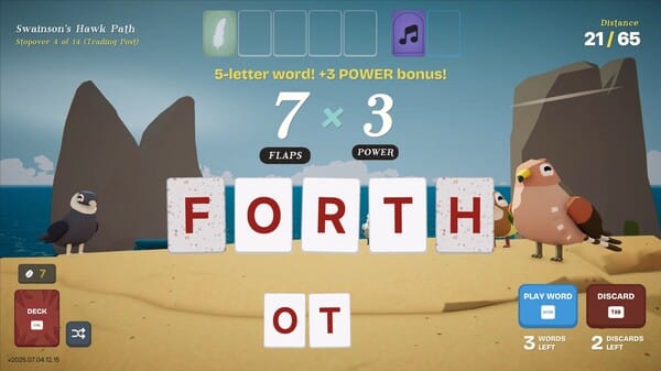 Birdigo - bird word game free download gameplay screenshot - high quality gaming experience