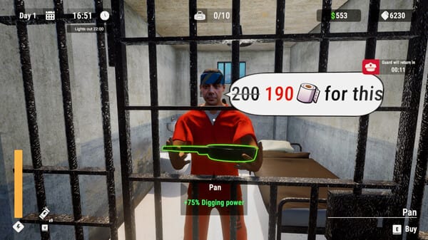 Prison Escape Simulator: Dig Out free download gameplay screenshot - high quality gaming experience