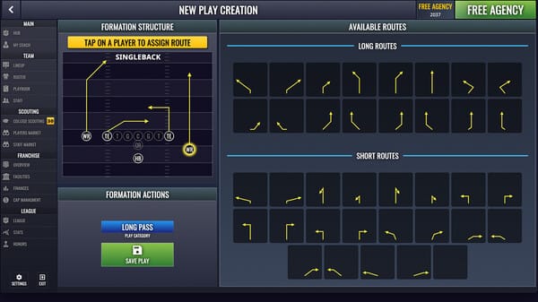 Ultimate Pro Football Coach free download gameplay screenshot - high quality gaming experience