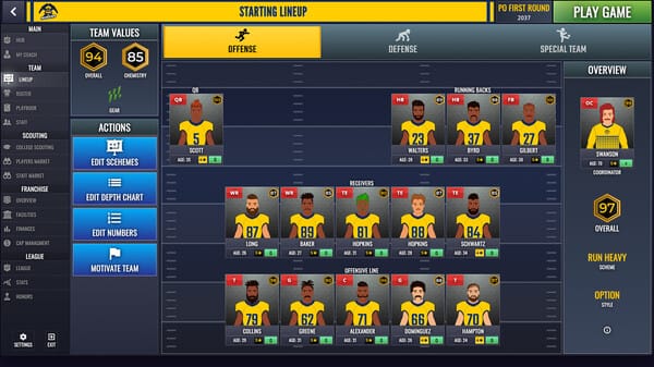 Ultimate Pro Football Coach free download gameplay screenshot - high quality gaming experience