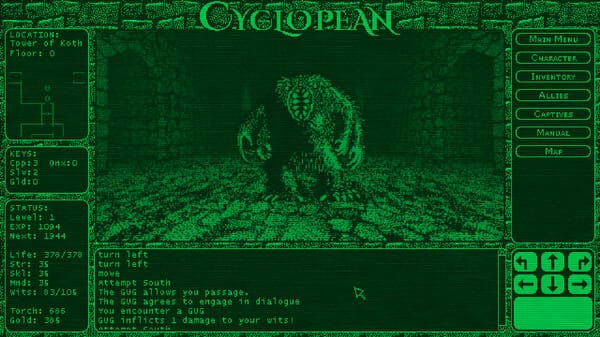Cyclopean: The Great Abyss free download gameplay screenshot - high quality gaming experience