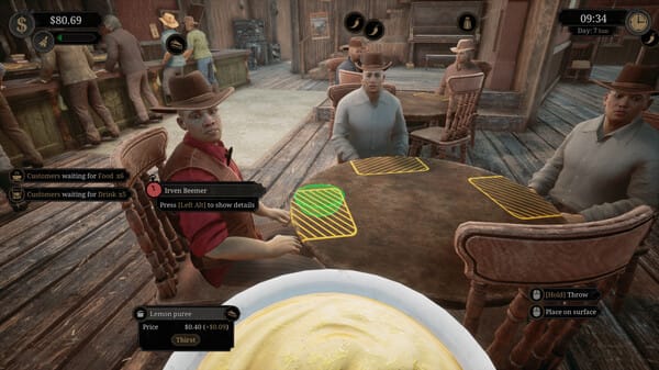 Saloon Simulator free download gameplay screenshot - high quality gaming experience