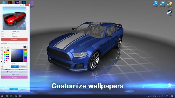 Wallpaper Engine free download gameplay screenshot - high quality gaming experience