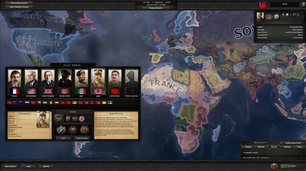 Hearts of Iron IV free download gameplay screenshot - high quality gaming experience