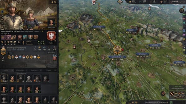 Crusader Kings III free download gameplay screenshot - high quality gaming experience