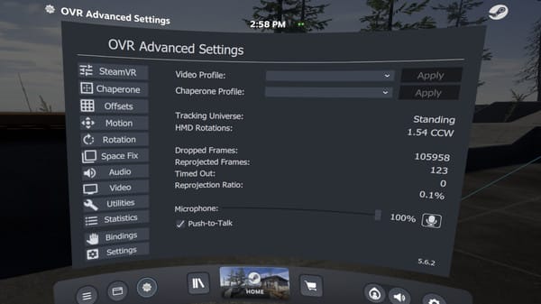 OVR Advanced Settings free download gameplay screenshot - high quality gaming experience