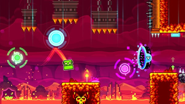 Geometry Dash free download gameplay screenshot - high quality gaming experience