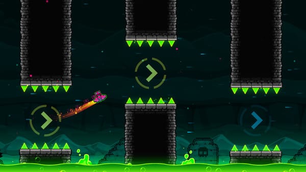 Geometry Dash free download gameplay screenshot - high quality gaming experience