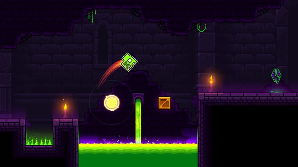 Geometry Dash free download gameplay screenshot - high quality gaming experience