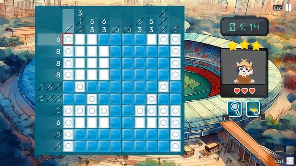SherloCAT Nonogram Rio free download gameplay screenshot - high quality gaming experience