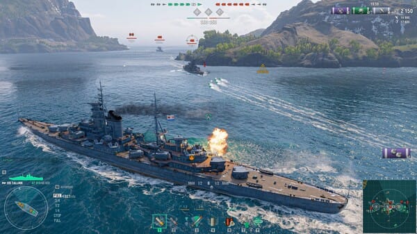 World of Warships free download gameplay screenshot - high quality gaming experience