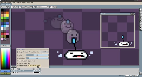 Aseprite free download gameplay screenshot - high quality gaming experience