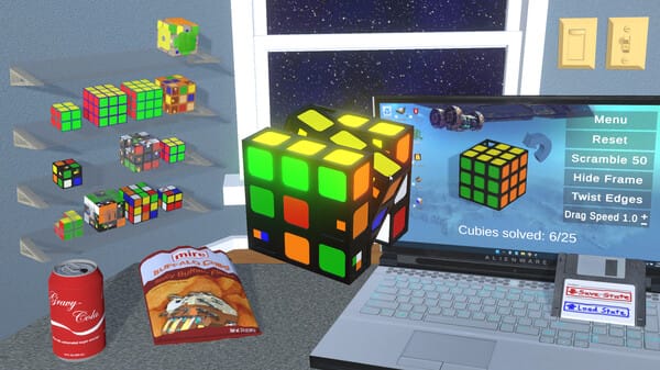 Glow Cubes free download gameplay screenshot - high quality gaming experience