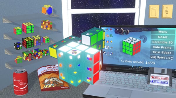 Glow Cubes free download gameplay screenshot - high quality gaming experience