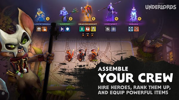 Dota Underlords free download gameplay screenshot - high quality gaming experience