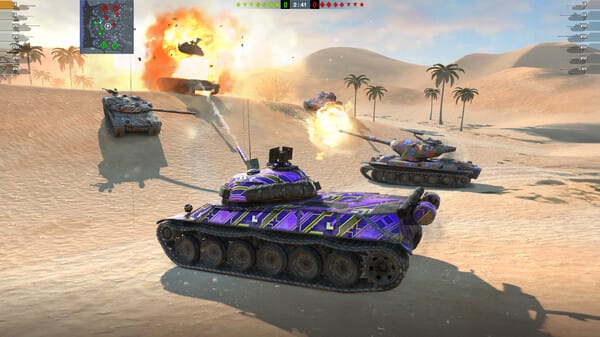 World of Tanks Blitz free download gameplay screenshot - high quality gaming experience