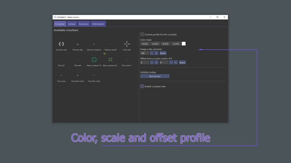 HudSight - crosshair overlay free download gameplay screenshot - high quality gaming experience