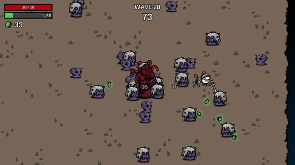 Brotato free download gameplay screenshot - high quality gaming experience