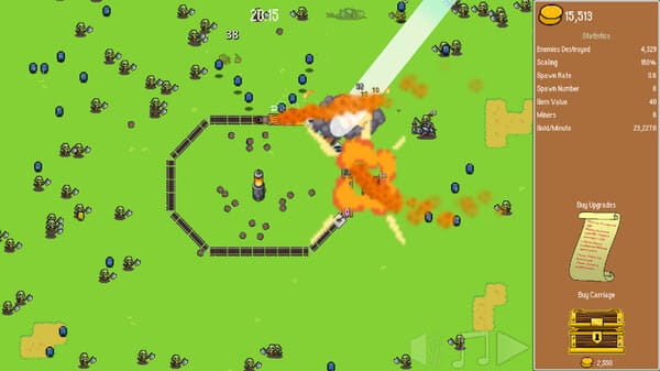 All Aboard! The Train Defense Express free download gameplay screenshot - high quality gaming experience