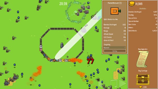 All Aboard! The Train Defense Express free download gameplay screenshot - high quality gaming experience