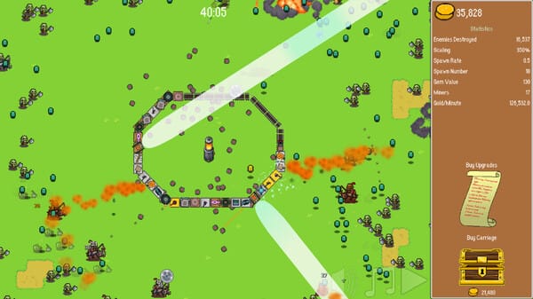 All Aboard! The Train Defense Express free download gameplay screenshot - high quality gaming experience