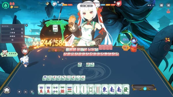 Demonic Mahjong free download gameplay screenshot - high quality gaming experience