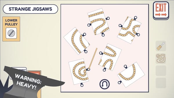 Strange Jigsaws free download gameplay screenshot - high quality gaming experience